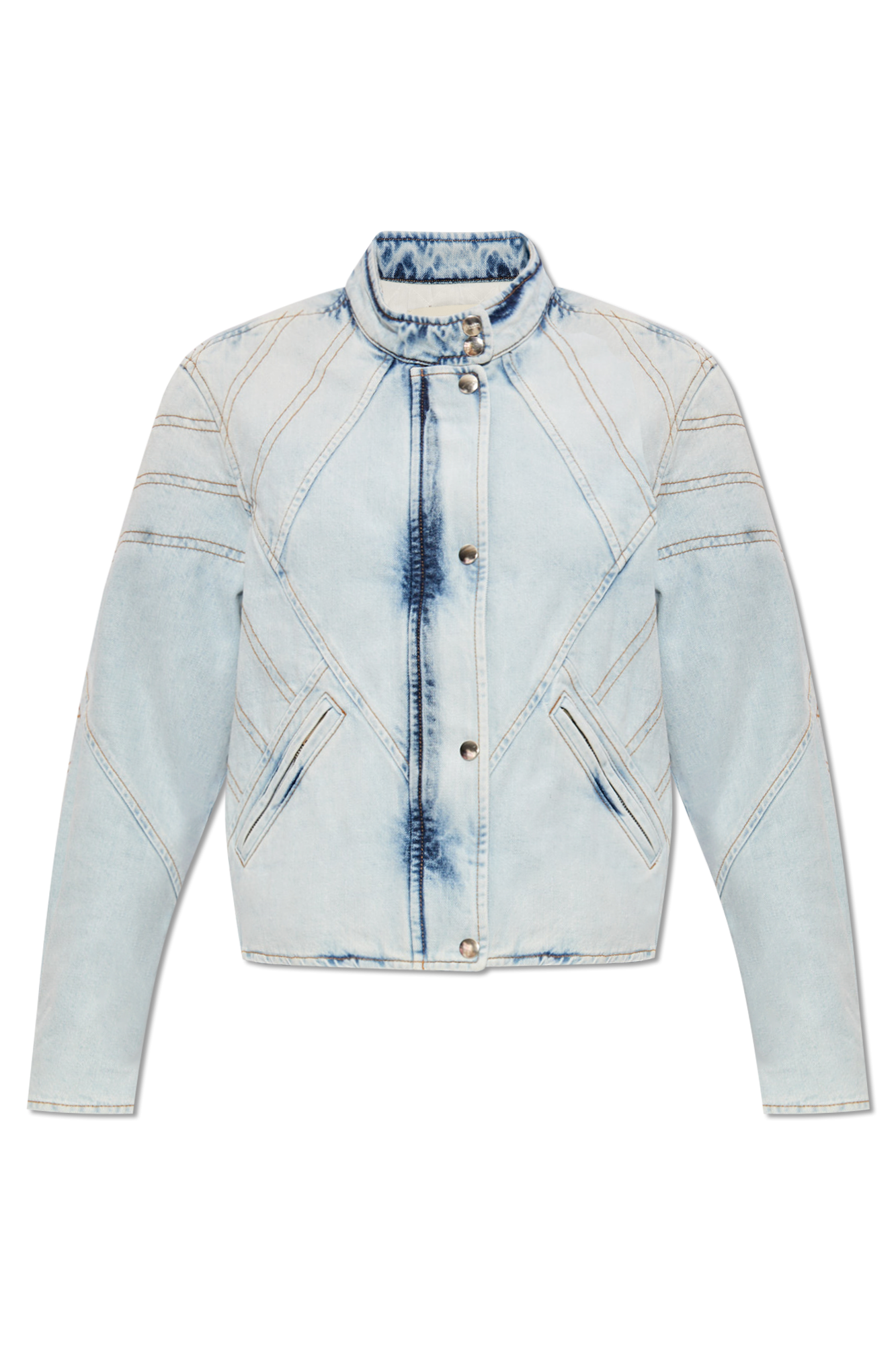 ISABEL MARANT｜DENIM JACKETS (CHADY (VE0203FB B1H09I 01B Isabel Marant 'Chady' denim jacket - Jackets - BeyondStyle